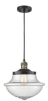 Franklin Restoration LED Mini Pendant in Black Antique Brass (405|201C-BAB-G544-LED)