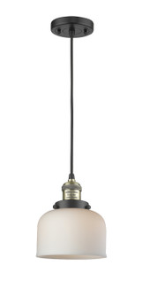 Franklin Restoration One Light Mini Pendant in Black Antique Brass (405|201C-BAB-G71)