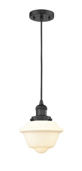 Franklin Restoration One Light Mini Pendant in Matte Black (405|201C-BK-G531)