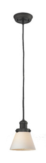 Franklin Restoration One Light Mini Pendant in Oil Rubbed Bronze (405|201C-OB-G61)