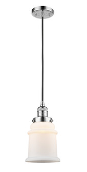Franklin Restoration One Light Mini Pendant in Polished Chrome (405|201C-PC-G181)
