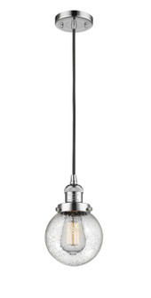 Franklin Restoration LED Mini Pendant in Polished Chrome (405|201C-PC-G204-6-LED)