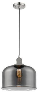 Franklin Restoration One Light Mini Pendant in Polished Nickel (405|201C-PN-G73-L)