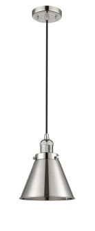 Franklin Restoration LED Mini Pendant in Polished Nickel (405|201C-PN-M13-PN-LED)