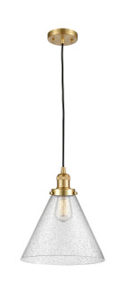 Franklin Restoration LED Pendant in Satin Gold (405|201C-SG-G44-L-LED)