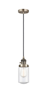 Franklin Restoration LED Mini Pendant in Antique Brass (405|201CSW-AB-G314-LED)