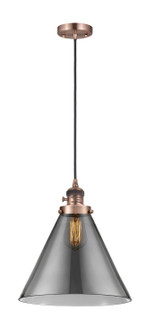Franklin Restoration LED Mini Pendant in Antique Copper (405|201CSW-AC-G43-L-LED)