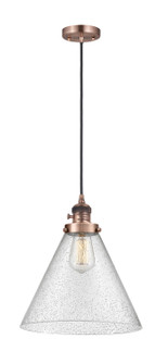 Franklin Restoration One Light Mini Pendant in Antique Copper (405|201CSW-AC-G44-L)