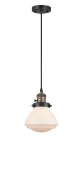 Franklin Restoration LED Mini Pendant in Black Antique Brass (405|201CSW-BAB-G321-LED)