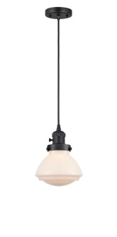 Franklin Restoration LED Mini Pendant in Matte Black (405|201CSW-BK-G321-LED)