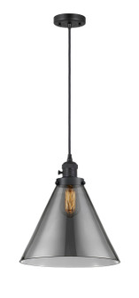 Franklin Restoration LED Mini Pendant in Matte Black (405|201CSW-BK-G43-L-LED)