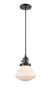 Franklin Restoration One Light Mini Pendant in Oil Rubbed Bronze (405|201CSW-OB-G321)