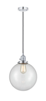 Franklin Restoration One Light Mini Pendant in Polished Chrome (405|201CSW-PC-G202-10)