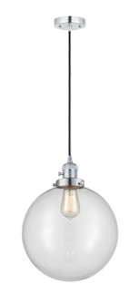 Franklin Restoration One Light Mini Pendant in Polished Chrome (405|201CSW-PC-G202-12)