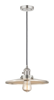 Franklin Restoration One Light Mini Pendant in Polished Nickel (405|201CSW-PN-MFR-PN-12)