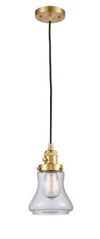 Franklin Restoration LED Mini Pendant in Satin Gold (405|201CSW-SG-G192-LED)