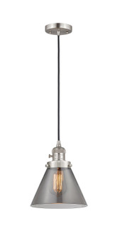 Franklin Restoration One Light Mini Pendant in Brushed Satin Nickel (405|201CSW-SN-G43)