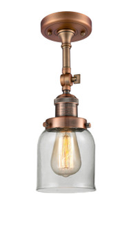 Franklin Restoration LED Semi-Flush Mount in Antique Copper (405|201F-AC-G52-LED)