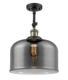 Franklin Restoration LED Semi-Flush Mount in Black Antique Brass (405|201F-BAB-G73-L-LED)