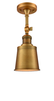 Franklin Restoration LED Semi-Flush Mount in Brushed Brass (405|201F-BB-M9-BB-LED)