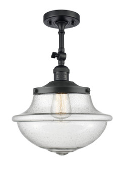 Franklin Restoration LED Semi-Flush Mount in Matte Black (405|201F-BK-G544-LED)