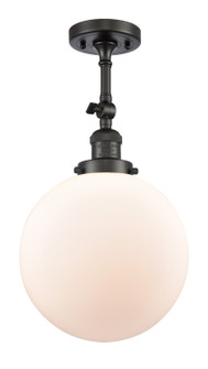 Franklin Restoration LED Semi-Flush Mount in Oil Rubbed Bronze (405|201F-OB-G201-10-LED)