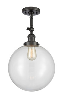 Franklin Restoration LED Semi-Flush Mount in Oil Rubbed Bronze (405|201F-OB-G202-12-LED)