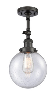 Franklin Restoration LED Semi-Flush Mount in Oil Rubbed Bronze (405|201F-OB-G204-8-LED)