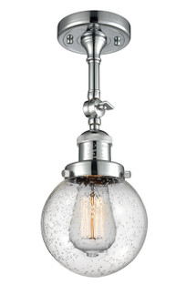 Franklin Restoration LED Semi-Flush Mount in Polished Chrome (405|201F-PC-G204-6-LED)