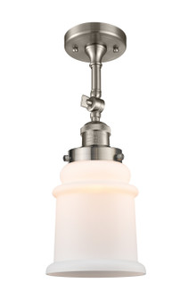 Franklin Restoration LED Semi-Flush Mount in Brushed Satin Nickel (405|201F-SN-G181-LED)