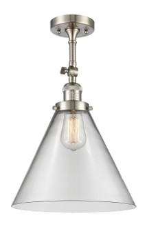 Franklin Restoration LED Semi-Flush Mount in Brushed Satin Nickel (405|201F-SN-G42-L-LED)