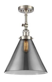 Franklin Restoration LED Semi-Flush Mount in Brushed Satin Nickel (405|201F-SN-G43-L-LED)