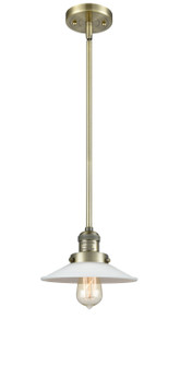 Franklin Restoration LED Mini Pendant in Antique Brass (405|201S-AB-G1-LED)