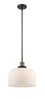 Franklin Restoration LED Mini Pendant in Black Antique Brass (405|201S-BAB-G71-L-LED)