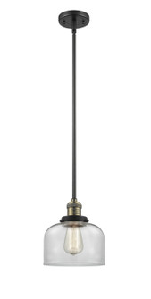 Franklin Restoration LED Mini Pendant in Black Antique Brass (405|201S-BAB-G72-LED)
