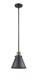 Franklin Restoration LED Mini Pendant in Black Antique Brass (405|201S-BAB-M13-BK-LED)