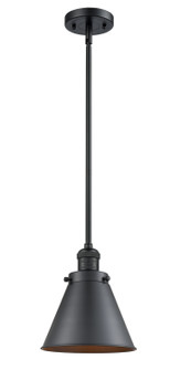 Franklin Restoration One Light Mini Pendant in Matte Black (405|201S-BK-M13-BK)