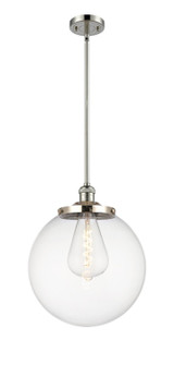 Franklin Restoration One Light Pendant in Polished Nickel (405|201S-PN-G202-14) Franklin Restoration One Light Pendant in Polished Nickel (405|201S-PN-G202-14)