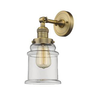 Franklin Restoration One Light Wall Sconce in Brushed Brass (405|203-BB-G182) Franklin Restoration One Light Wall Sconce in Brushed Brass (405|203-BB-G182)