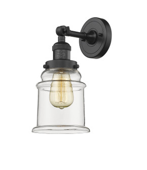 Franklin Restoration LED Wall Sconce in Matte Black (405|203-BK-G182-LED)