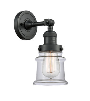 Franklin Restoration One Light Wall Sconce in Matte Black (405|203-BK-G182S)