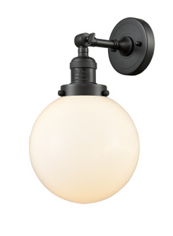 Franklin Restoration One Light Wall Sconce in Oil Rubbed Bronze (405|203-OB-G201-8)