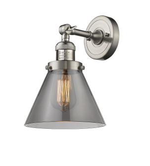 Franklin Restoration One Light Wall Sconce in Brushed Satin Nickel (405|203-SN-G43)