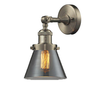 Franklin Restoration One Light Wall Sconce in Brushed Satin Nickel (405|203-SN-G63)