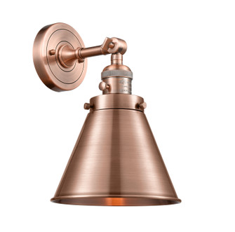 Franklin Restoration One Light Wall Sconce in Antique Copper (405|203SW-AC-M13-AC)