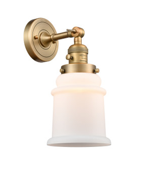 Franklin Restoration One Light Wall Sconce in Brushed Brass (405|203SW-BB-G181)
