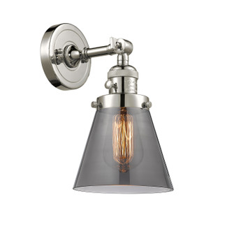 Franklin Restoration One Light Wall Sconce in Polished Nickel (405|203SW-PN-G63)