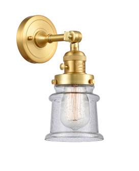 Franklin Restoration One Light Wall Sconce in Satin Gold (405|203SW-SG-G184S)