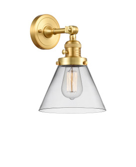 Franklin Restoration One Light Wall Sconce in Satin Gold (405|203SW-SG-G42)