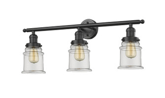 Franklin Restoration Three Light Bath Vanity in Oil Rubbed Bronze (405|205-OB-G182)